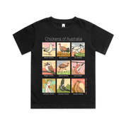 Dr.Moose T-Shirts T-Shirts Black / 2 Chickens of Australia KIDS T-Shirt