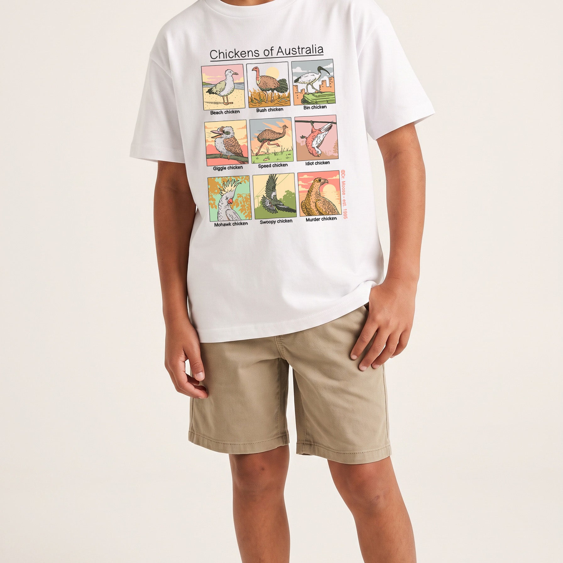 Dr.Moose T-Shirts T-Shirts Chickens of Australia KIDS T-Shirt