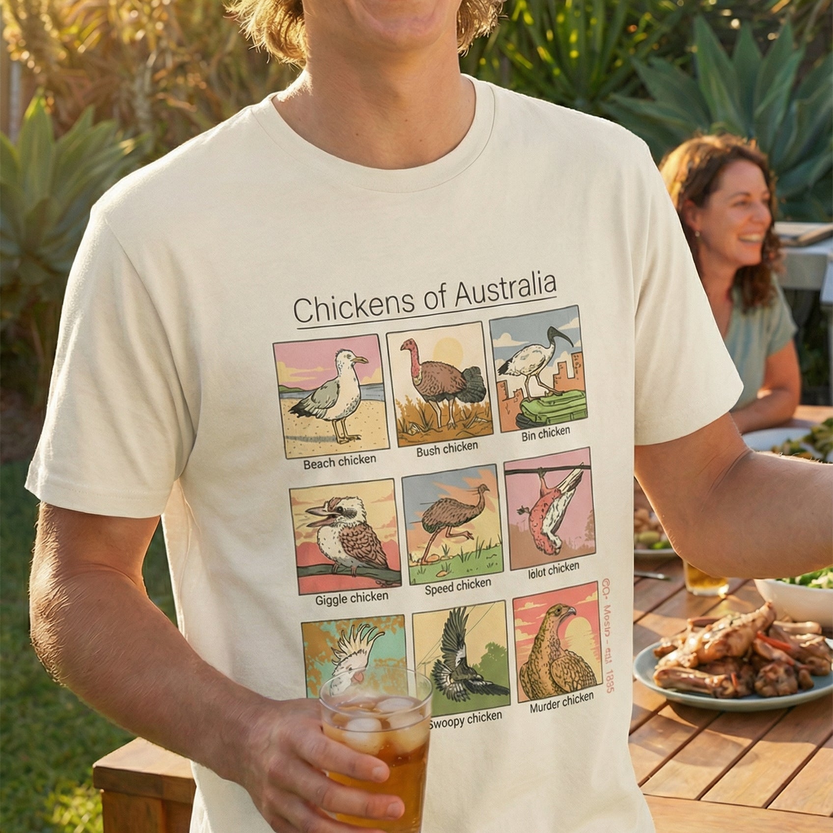 Dr.Moose T-Shirts T-Shirts Chickens of Australia T-Shirt