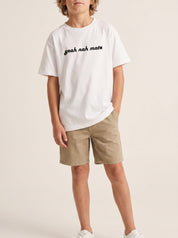 Dr.Moose T-Shirts T-Shirts Cream / 2 Yeah Nah Mate KIDS T-Shirt