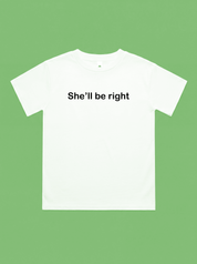 Dr.Moose T-Shirts T-Shirts White / 2 She'll Be Right KIDS T-Shirt
