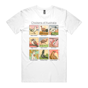 Dr.Moose T-Shirts T-Shirts White / S Chickens of Australia T-Shirt