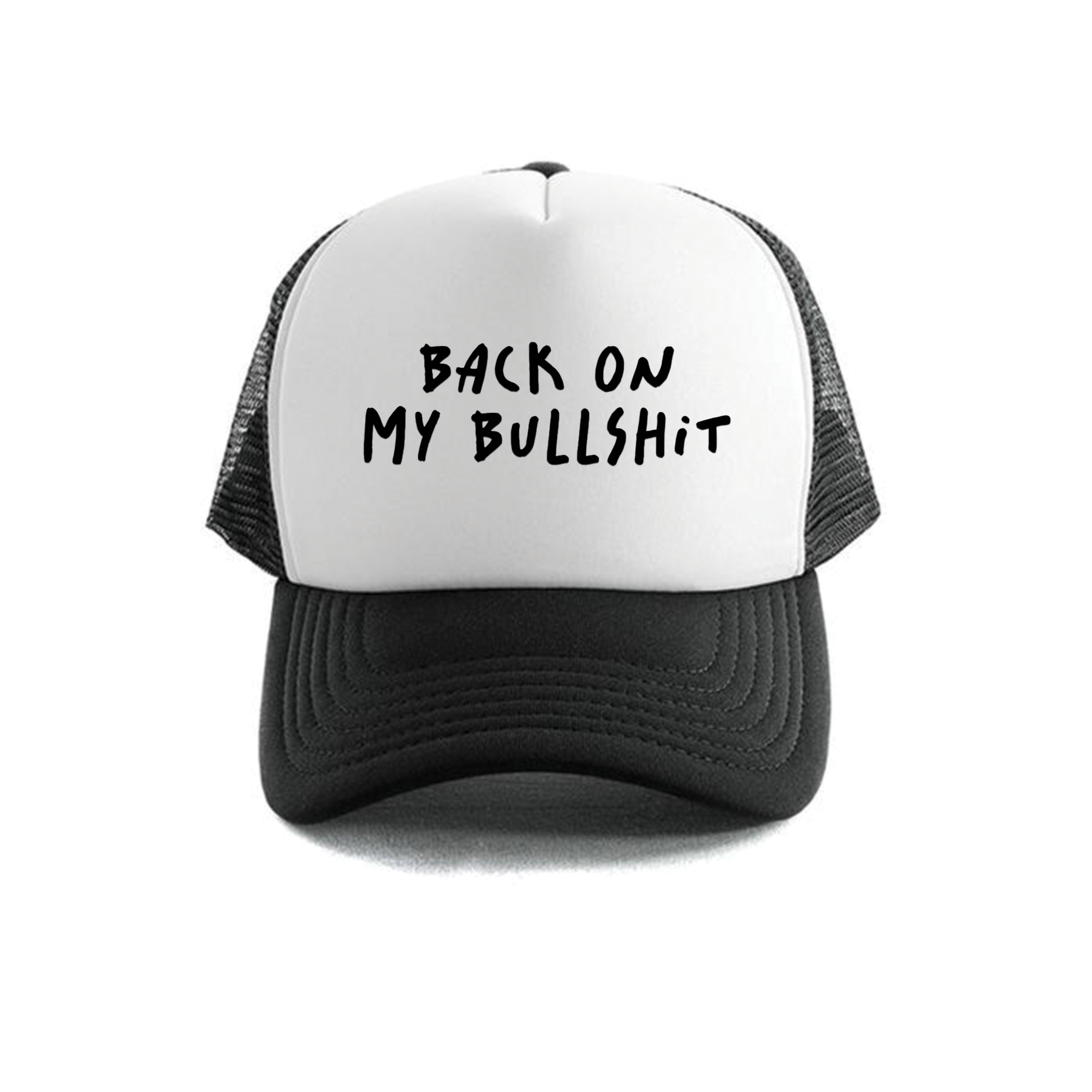 Dr.Moose Trucker Hat Back on my Bullsh*t Trucker