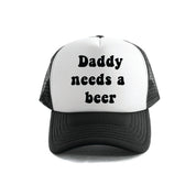 Dr.Moose Trucker Hat Daddy Needs a Beer Trucker