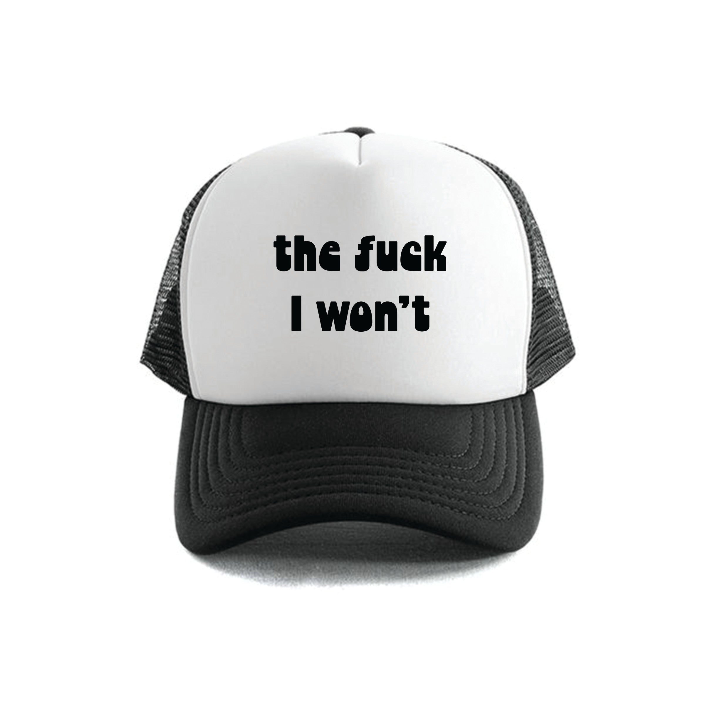 Dr.Moose Trucker Hat The Fk I Won't Trucker