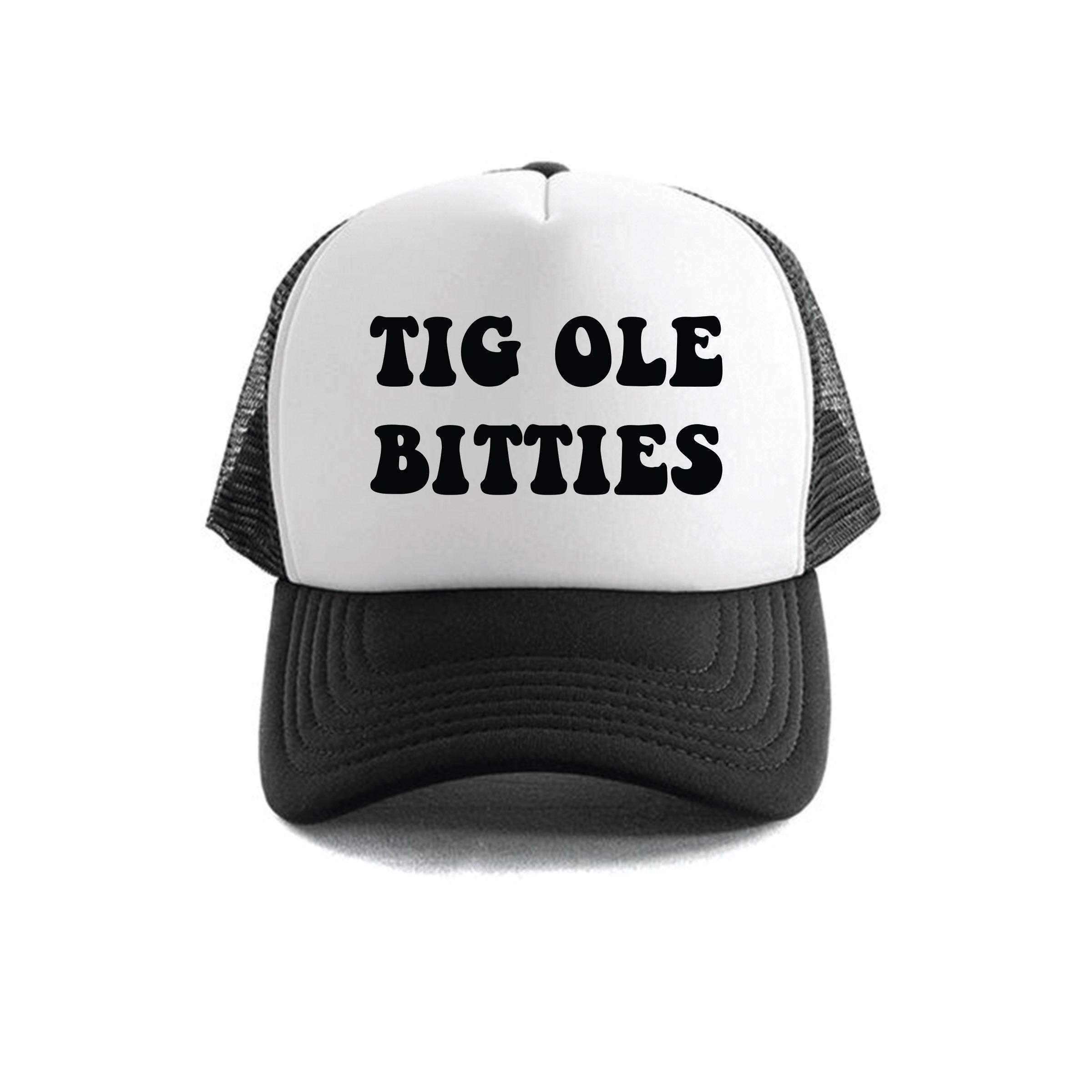 Dr.Moose Trucker Hat Tig Ole Bitties Trucker