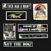 Dr.Moose vinyl sticker Powerfish Sticker Pack