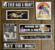 Dr.Moose vinyl sticker Powerfish Sticker Pack