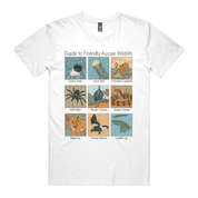 Dr.Moose  White  Aussie Wildlife T-Shirt Funny Byron Bay