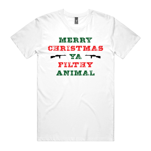 Filthy Animal Christmas T-Shirt