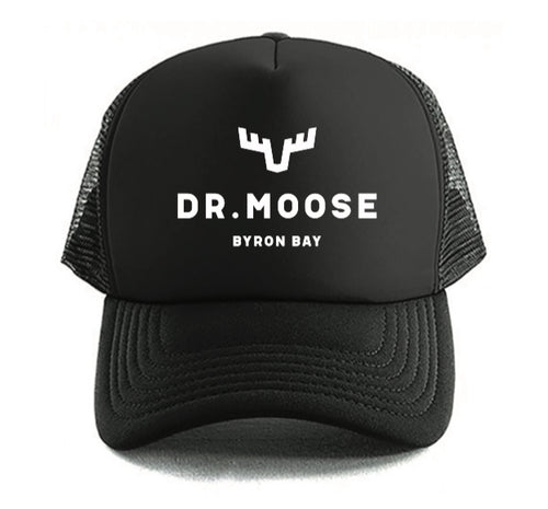 Dr.Moose Byron Bay Antler Black Trucker Hat
