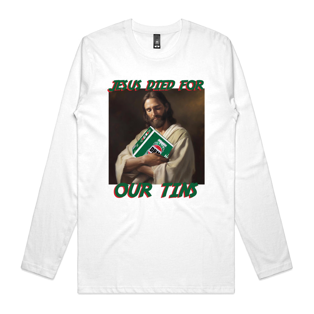 Dr.Moose Byron Bay Jesus Died For Our Tins Longsleeve