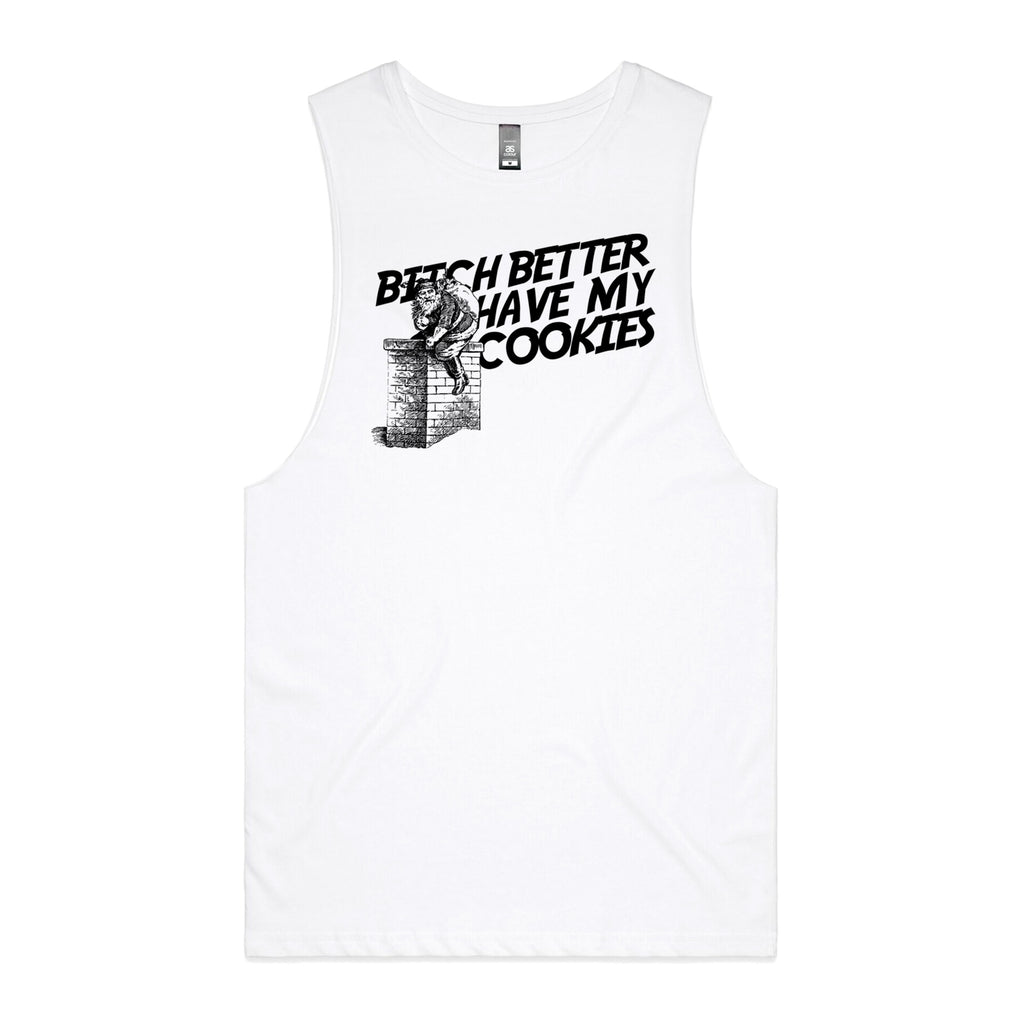 Dr.Moose Byron Bay Better Have My Cookies Christmas Muscle T-Shirt