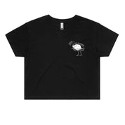 Dr.Moose T-Shirts Crop Black / XS Bin Chicken You Out Crop