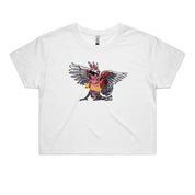 Dr.Moose T-Shirts Crop Flamin' Galah  Crop