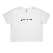 Dr.Moose T-Shirts Crop Yeah Nah Mate Crop