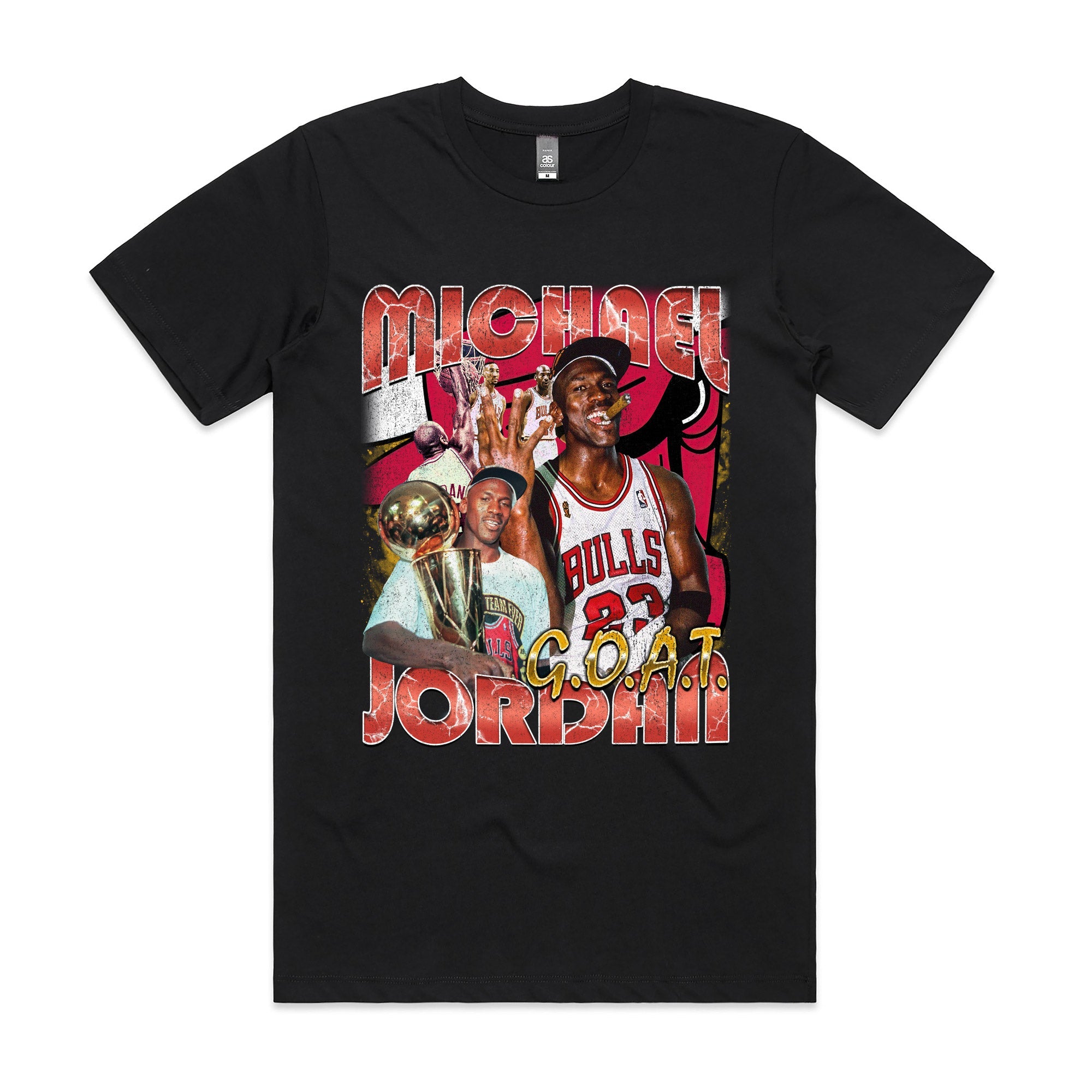  S Jordan GOAT Vintage T-Shirt