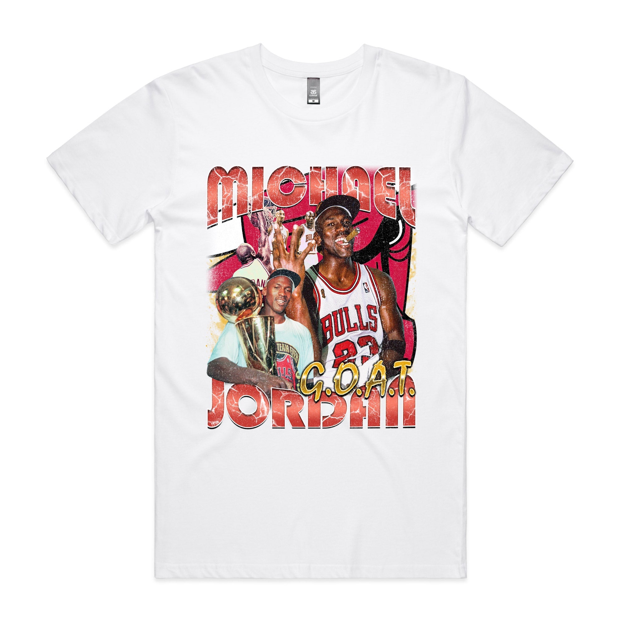  S Jordan GOAT Vintage T-Shirt
