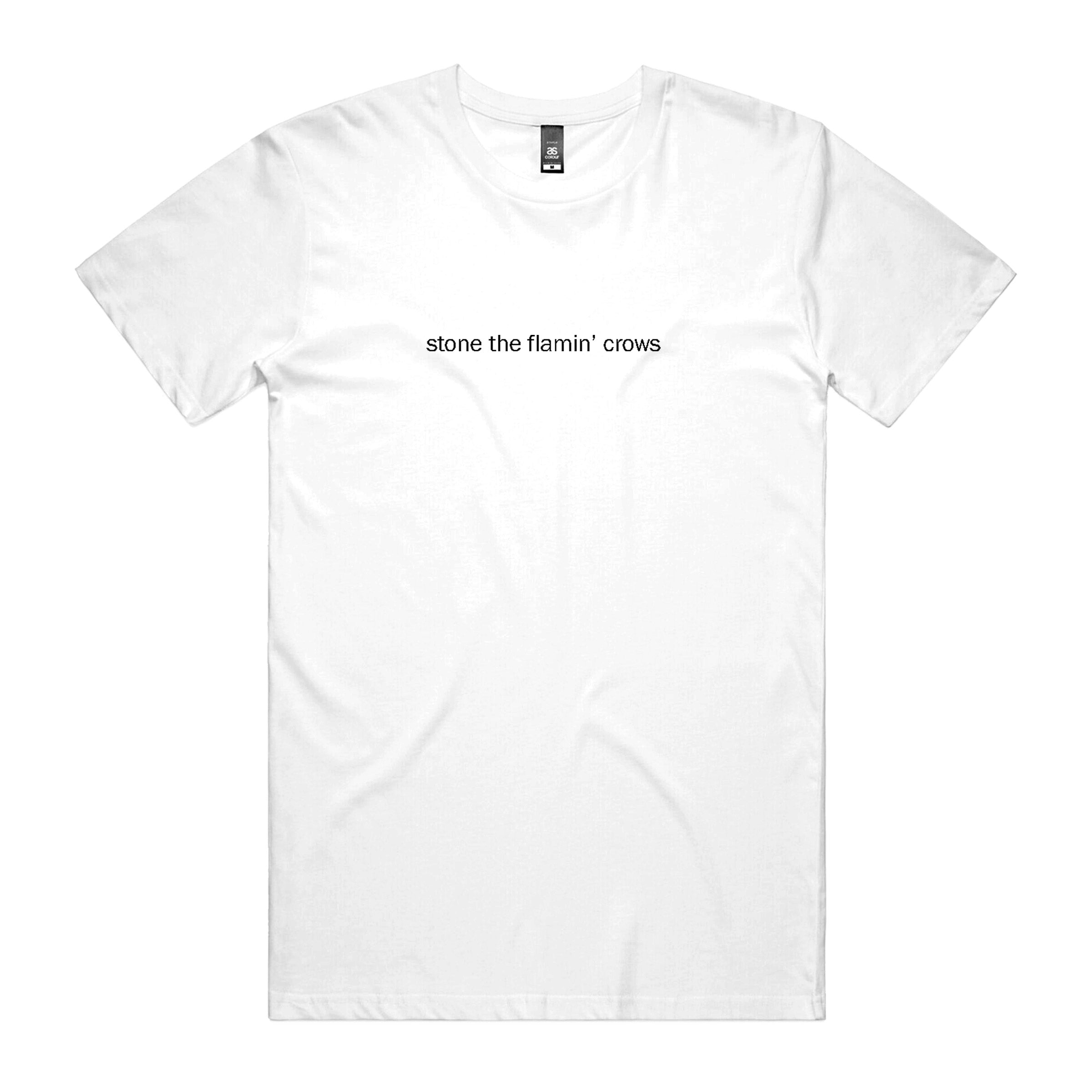 Dr.Moose T-Shirts T-Shirt White / S Stone The Flamin' Crows T-Shirt
