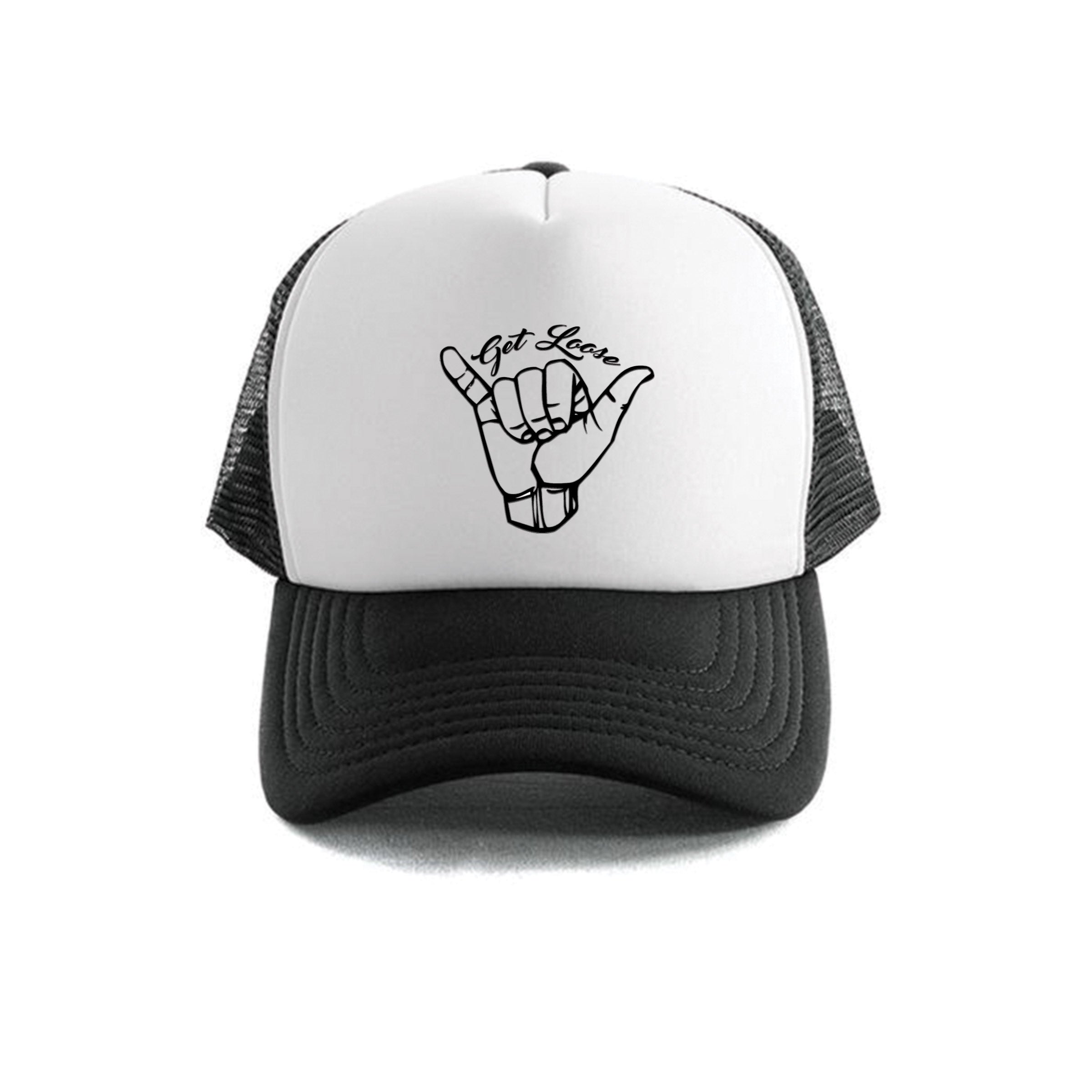 Dr.Moose Trucker Hat Black Get Loose Trucker