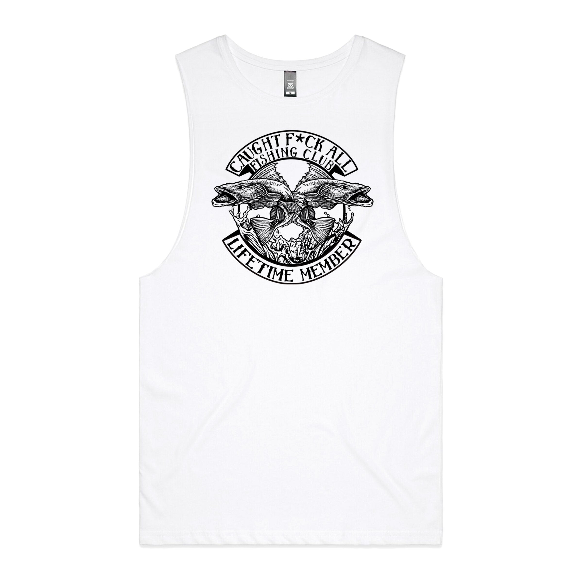 F All Fishing Muscle Tee